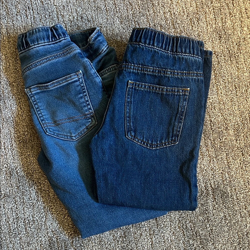 Set of Two Boys Cat & Jack Drawstring Jeans